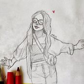 My project for course: Portrait Sketchbooking: Explore the Human Face. Sketching, Drawing, Portrait Drawing, Artistic Drawing, and Sketchbook project by Noreen O'Connor Perez - 04.25.2022