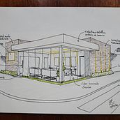 Meu projeto do curso: Introdução ao desenho arquitetônico à mão livre. Un proyecto de Arquitectura e Ilustración arquitectónica de José Zwicker - 26.04.2022