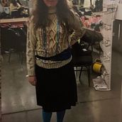 Shoelace Sweater. Costume Design project by Kennedy Aronson - 04.26.2022