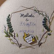 Wedding ring holder. Embroider, and Textile Design project by welinda - 04.26.2022