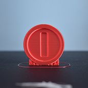 Proyecto: Moneda Mario Bros. 3D, Product Design, 3D Modeling, 3D Design & Industrial Design project by Héctor Emilio Lozano Jardón - 04.20.2022
