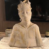 My project for course: Introduction to Clay Figurative Sculpture. Fine Arts, and Sculpture project by Nehal Abdel Hakim - 04.23.2022