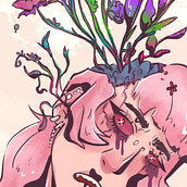 expectativa emudecente. Een project van Traditionele illustratie y Digitale illustratie van Rachel Froes - 17.12.2021