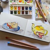 Mini Portfolio: Australian Nature. Un proyecto de Ilustración tradicional y Pintura de Carmen Leigh - 27.04.2022