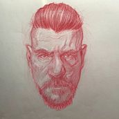 self portrait. Portrait Drawing, Realistic Drawing, and Pencil Drawing project by drawingsthingsstuff - 04.27.2022