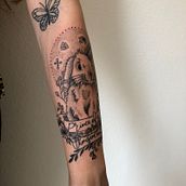 Meu projeto do curso: Técnicas de tatuagem blackwork com fine line. Tattoo Design, Traditional illustration, Design, Fine Arts, and Drawing project by Ágatha Araujo - 04.27.2022