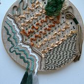 My project for course: Embroidered Tapestry Creation. Embroider, Decoration, and Textile Design project by Vicki Trapp - 04.19.2022