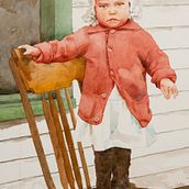 Chair Baby. Watercolor Painting project by Laura Wattles - 04.28.2022