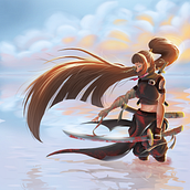 Meu projeto do curso: Pintura digital de personagens: crie cenas mágicas. Traditional illustration, Character Design, Digital Illustration, and Digital Drawing project by Kaio Coelho - 04.27.2022