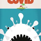 COVID-19 - STAY HOME. Traditional illustration project by Rafa Ferro - 04.28.2022