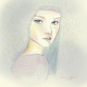 il mio primo lavoro su Krita (naturalmente dopo giorni di esercitazione) . % Claudia DG tarafından hazırlanan Geleneksel illüstras, Ve on projesi - 03.27.2021