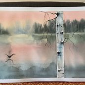 My project for course: Atmospheric Landscapes in Watercolor . Fine Arts, Painting, and Watercolor Painting project by Monika - 04.28.2022