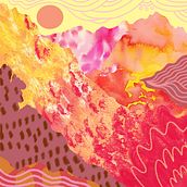 sunrise. Traditional illustration, Children's Literature, Advertising, Br, ing & Identit project by Irena Demková - 01.04.2022