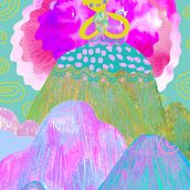 Mother Earth  . Traditional illustration, Design, Advertising, Children's Illustration, Children's Literature, and Poster Design project by Irena Demková - 01.04.2022