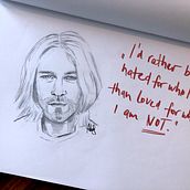 Sketchpoetry . Un proyecto de Dibujo, Dibujo de Retrato y Sketchbook de Anny - 28.04.2022