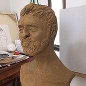 busto en terracota . Sculpture, and Fine Arts project by roberto_londonou - 04.28.2022