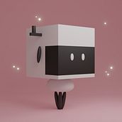 My project for course: Kawaii Character Creation in 3D with Blender . Traditional illustration, Character Design, Digital Illustration, 3D Modeling, and Manga project by Viktoriya Delidimova - 04.07.2022