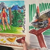 Illustrated Life Journal: A mindful daily practice . Een project van Traditionele illustratie van Naomi Allan - 29.04.2022