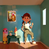Meu projeto do curso: Princípios de iluminação para pintura digital. Traditional illustration, Digital Illustration, and Digital Painting project by kinnabar - 04.27.2022