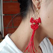 Mi Proyecto del curso: Joyería en macramé. Un progetto di Artigianato, Design di gioielli, Fiber Art, Macramè e Textile Design di halinazabala - 28.04.2022