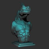 Mi Proyecto del curso: Modelado de personajes en 3D. 3D, Character Design, 3D Modeling, 3D Character Design, 3D Design, and Sculpture project by María Barrios - 04.28.2022