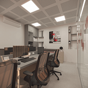 Oficinas CMA - San Juan. Argentina. Un proyecto de Visualización arquitectónica, Modelado 3D, Fotografía digital y Arquitectura de Franco Bracco - 08.12.2021