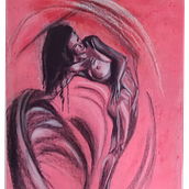 Mi Proyecto del curso: Dibujo contemporáneo de la figura humana: expresión y movimiento. Traditional illustration, Fine Arts, Drawing, Artistic Drawing, Acr, lic Painting, and Figure Drawing project by fexmarbra - 04.30.2022