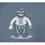 Captain Edu / Retro Character Design for Animation. Animation, 2D Animation, and 3D Character Design project by camilocastillo09 - 04.30.2022