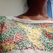 Prendas bordadas. Een project van Craft,  Modeontwerp, Borduurwerk, Naaiwerk, DIY y Patroonontwerp en kleermakerij van mariapaulabarreraz - 30.04.2022