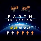 Greenpeace - Earth Is Saying. Advertising, Art Direction, and Creativit project by Carlos Garcia - 05.01.2022