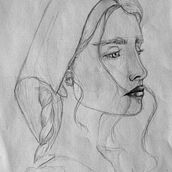 My project for course: Portrait Sketchbooking: Explore the Human Face. Sketching, Drawing, Portrait Drawing, Artistic Drawing, and Sketchbook project by Geraldine Vincent - 05.01.2022