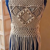 Il mio progetto del corso: Macramè: crea capi di abbigliamento unici. Accessor, Design, Arts, Crafts, Fiber Arts, Macramé, and Textile Design project by Eleonora Piton - 05.01.2022