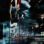 Kois In the Night Sky. Photomontage project by David Volpini - 06.18.2021