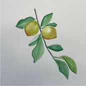 Aquarela. Watercolor Painting project by Leoney França - 05.02.2022