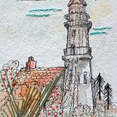 Embroidery on paper. Traditional illustration project by ninug6 - 05.02.2022