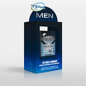 TENA Men Campaign BTOB BTOC. Een project van  Reclame,  Art direction,  Br, ing en identiteit,  Design management, Packaging, Cop, writing y  Creativiteit van Sara Torrijos Bracamonte - 02.05.2022
