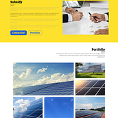 Photovoltaik - landing page [Mój projekt z kursu: Projektowanie stron internetowych z Figmą: tworzenie funkcjonalnych interfejsów]. UX / UI, Web Design, Mobile Design, Digital Design, App Design, and Digital Product Design project by lgolabek - 05.02.2022