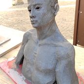 Mon projet du cours : Initiation à la sculpture figurative en argile. Een project van  Beeldende kunst y Beeldhouwwerk van dedale_icare - 27.05.2022