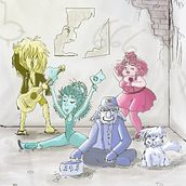 Mi Proyecto del curso: Fábrica de personajes ilustrados. Traditional illustration, Character Design, Digital Illustration, Children's Illustration, and Narrative project by Ana Graciano - 05.02.2022