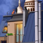 Illustration in Procreate. Traditional illustration, Architecture, and Graphic Design project by Daria - 05.03.2022