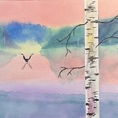 My project for course: Atmospheric Landscapes in Watercolor . Fine Arts, Painting, and Watercolor Painting project by artmartin311 - 05.03.2022