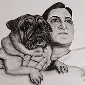 Meu projeto do curso: Retrato artístico com carvão vegetal: criando atmosferas. Un projet de Illustration traditionnelle, Beaux Arts, Dessin, Dessin de portrait, Dessin réaliste , et Dessin artistique de Esio Eduardo - 04.05.2022
