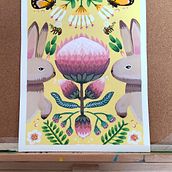 My project for course: Introduction to Floral Illustration with Acrylic. Projekt z dziedziny Trad, c, jna ilustracja,  Sztuki piękne,  Malarstwo,  R, sunek, Malarstwo akr, lowe, R i sunek botaniczn użytkownika Charissa Albertyn Lee - 21.03.2022