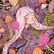 My project for course: Fantasy Illustration in Your Own Style. Traditional illustration, Drawing, Digital Illustration, Watercolor Painting, and Color Theor project by Luca Gerda László - 05.02.2022