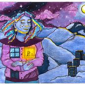 Mi Proyecto del curso: Ilustración artística: dibuja tu imaginario. Traditional illustration, Painting, Creativit, Pencil Drawing, and Drawing project by Valentina Cariel - 05.02.2022