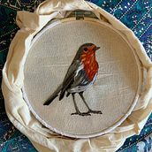My project for course: Painting with Thread: Textile Illustration Techniques. Traditional illustration, Embroider, and Textile Design project by Laura Mannucci - 05.04.2022