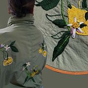 Citrus. Accessor, Design, Costume Design, Embroider, Color Theor, and Textile Design project by Yely Pernía - 05.04.2022