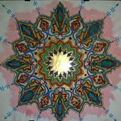 My project for course: Introduction to Islamic Art: Create Biomorphic Patterns. Painting, Pattern Design, Drawing, Watercolor Painting & Ink Illustration project by Vera Schembri - 05.04.2022