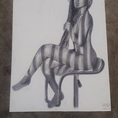 Meu projeto do curso se chama Agnes Ein Projekt aus dem Bereich Traditionelle Illustration, Skizzenentwurf, Bleistiftzeichnung, Realistische Zeichnung und Anatomische Zeichnung von Weverton Sousa - 05.05.2022