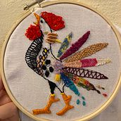 Mi Proyecto del curso: Técnicas de bordado: ilustrando con hilo y aguja. Embroider, and Textile Design project by Susanna Curran - 05.05.2022